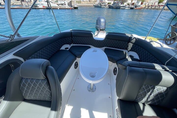 Yamaha 28ft Private Boat Rental in Cabo: Snorkel, El Arco & Whale Watching photo 3