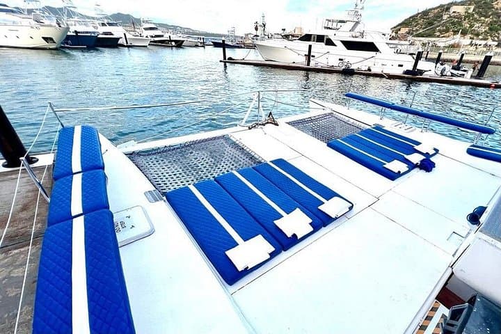 Private Catamaran Snorkel Cruise in Cabo San Lucas: Open Bar, Paddleboards & Whale Watching photo 4