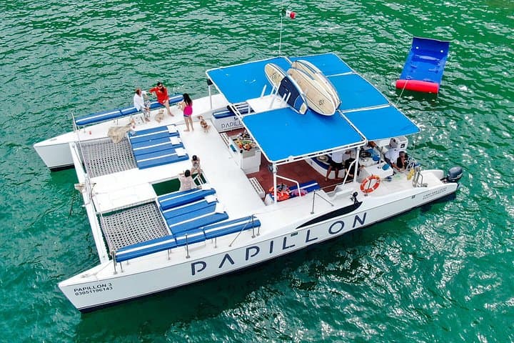 Private Catamaran Snorkel Cruise in Cabo San Lucas: Open Bar, Paddleboards & Whale Watching photo 3