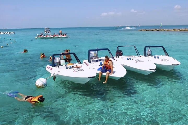Drive a Speedboat and Snorkel the Cancún Coast: High-Speed Lagoon Adventure photo 3