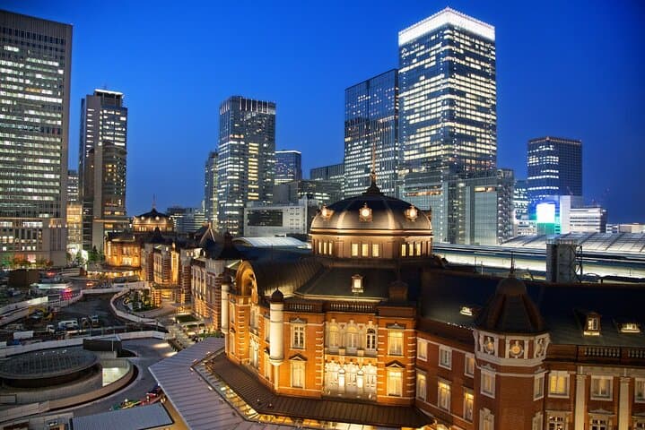 Tokyo Night Skyline Luxury Private Car Tour with Dinner photo 3