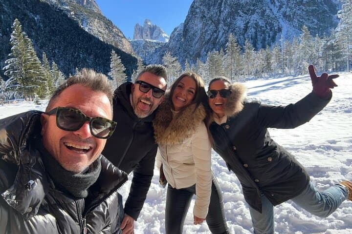 Private Dolomites Winter Day Tour from Venice — Tre Cime, Cortina & Lake Braies photo 3