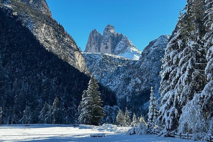 Private Dolomites Winter Day Tour from Venice — Tre Cime, Cortina & Lake Braies photo 2