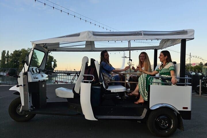 Geneva Electric TukTuk Sightseeing: Jet d'Eau, Old Town & Nations in 75 Minutes photo 2