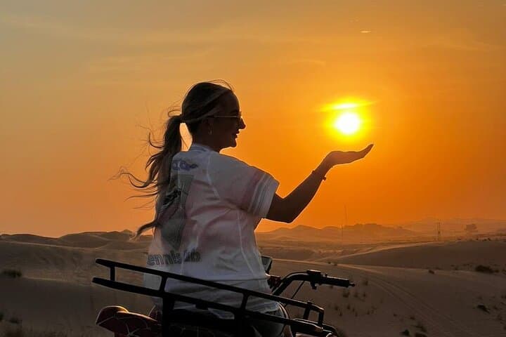 Abu Dhabi Evening Desert Safari: Dune Bashing, BBQ & Live Shows photo 2