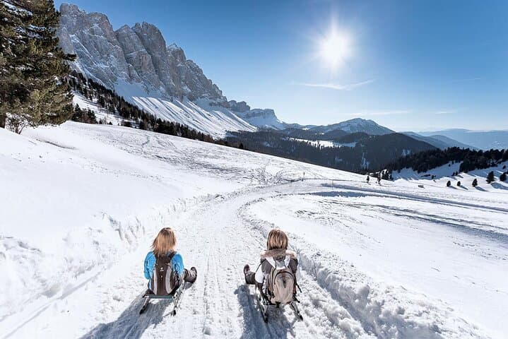 Winter Hiking and Sledding in the Dolomites: Bolzano Guided Day Trip photo 2