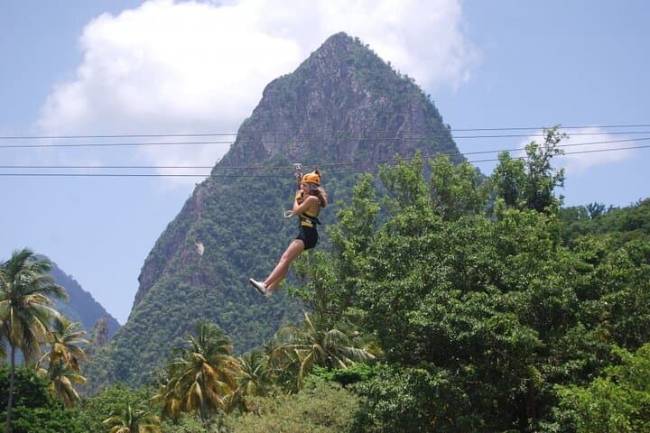 Zipline the Pitons: Soar Over Saint Lucia’s Canopy