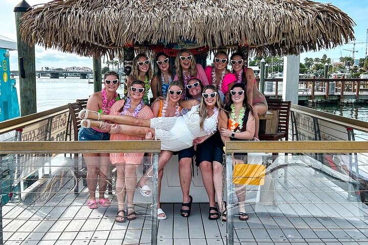 Tampa Floating Tiki Boat Private Cruise on the Downtown Riverwalk photo 5