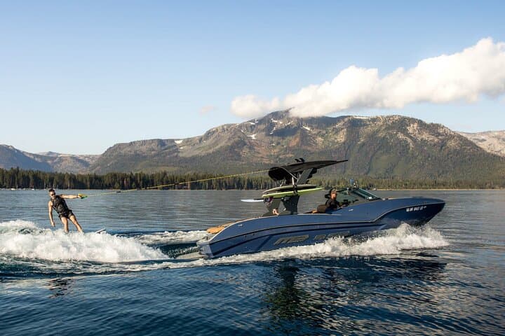 Experience Lake Tahoe Like Never Before: Private Wakesurf and Wakeboard Boat Charter photo 6
