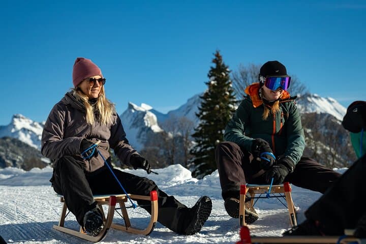 Interlaken Day Sledding: Gondola Ride to Mürren & Isenfluh Sled Run photo 2