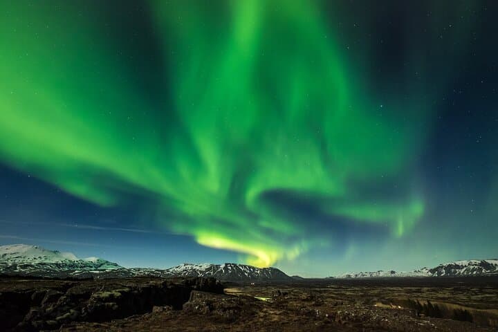Private Winter Golden Circle & Northern Lights Tour from Reykjavík
