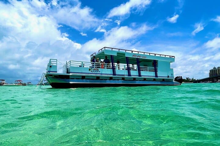 Tailfins Crab Island & Dolphin Charter — 3-Hour Private Pontoon in Destin photo 2