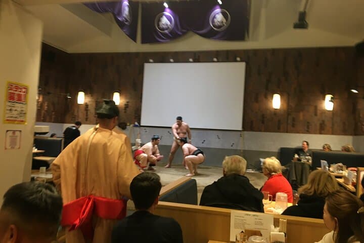 Sumo Show with Dinner in Tokyo: Meet Retired Rikishi and Taste Chanko photo 3