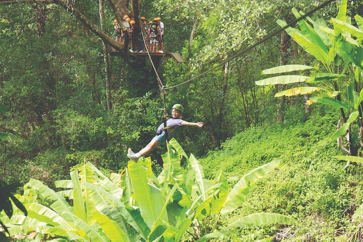 Soar Through Phuket: Flying Hanuman Zipline & Abseil Adventure photo 4