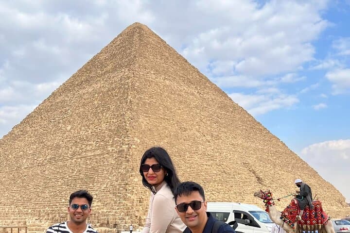 Private Pyramids Odyssey: Giza Plateau, Sphinx & Egyptian Museum Private Tour photo 3