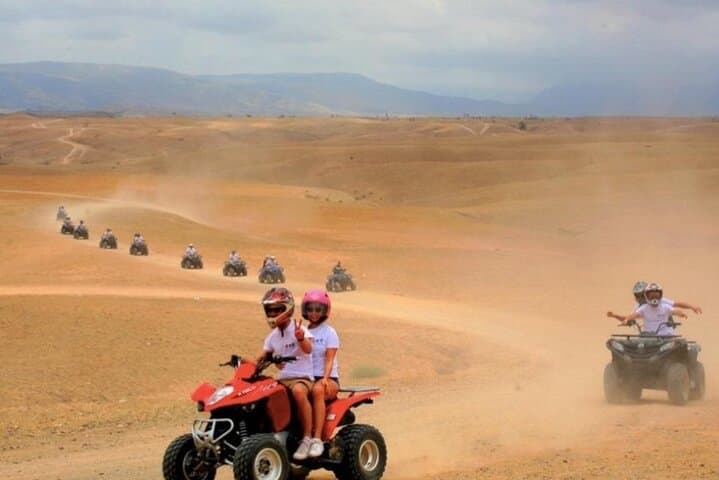 Sunset Quads & Camel Dinner in Agafay Desert: Marrakech Evening Safari