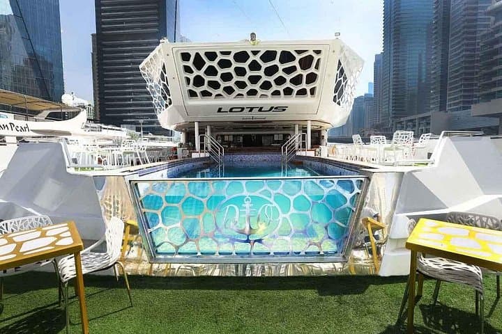 Dubai Lotus Mega Yacht VIP Dinner Cruise with Unlimited Premium Drinks photo 3