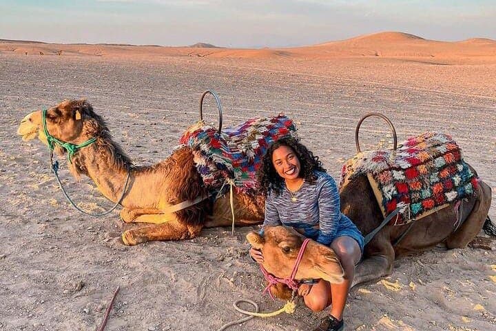 Sunset Camel Ride in Agafay Desert: Marrakech Evening Tour with Mint Tea photo 6
