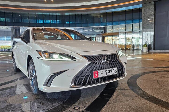VIP Abu Dhabi Airport Transfer — Private Lexus ES 350 Chauffeur Service