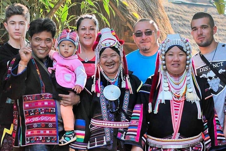 Chiang Rai One-Day Eco Trek: Akha & Lahu Village Walks, Waterfalls, White Buddha