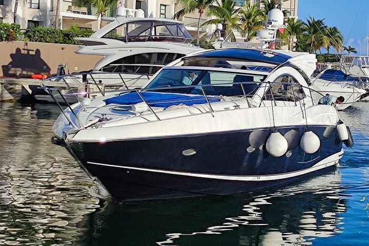Cancun to Isla Mujeres: 6-Hour Luxury Sunseeker Yacht Charter photo 2