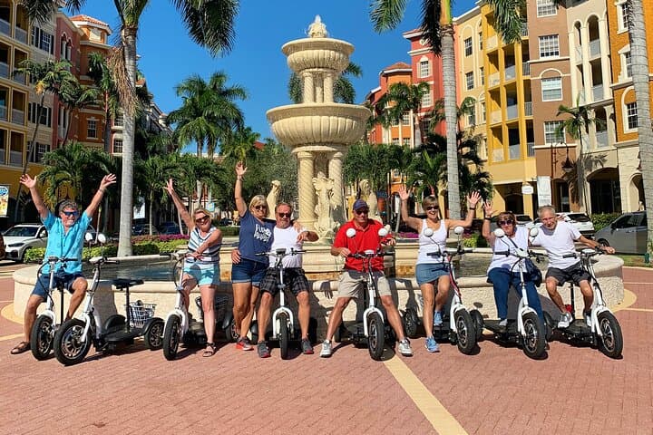 Guided Trike and Moped Tour in Downtown Naples: Choose Your Ride