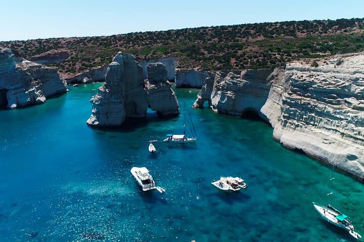 Private South Milos Boat Tour: Kleftiko, Tsigrado & Gerakas in 6 Hours photo 4