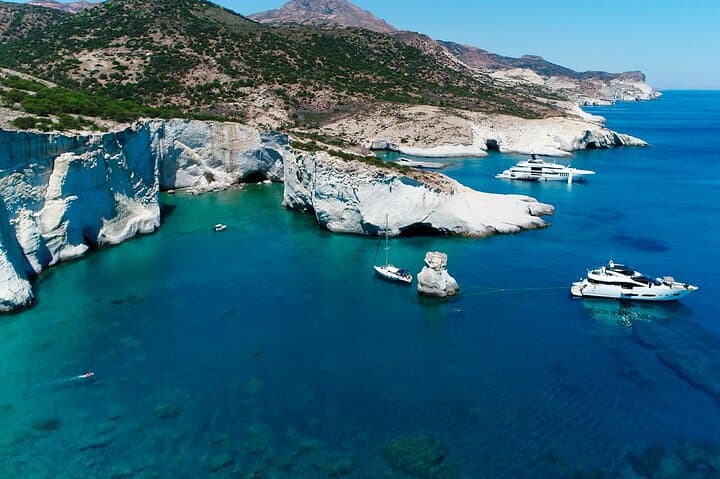 Private South Milos Boat Tour: Kleftiko, Tsigrado & Gerakas in 6 Hours photo 5