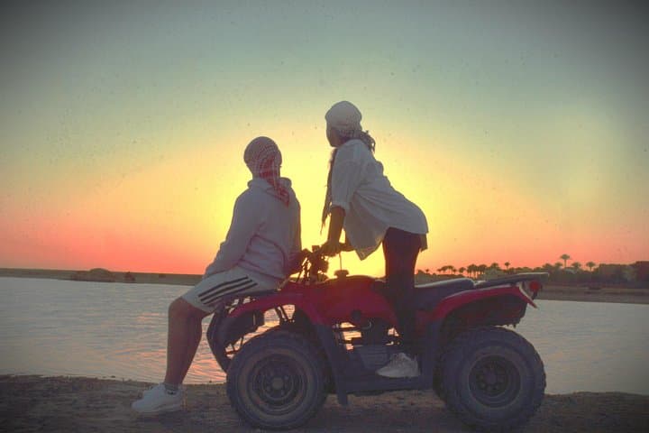 Sunrise Dunes: Hurghada Quad Bike and Camel Ride with Bedouin Breakfast photo 1