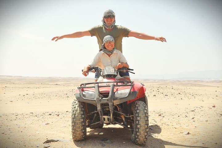 Sunrise Dunes: Hurghada Quad Bike and Camel Ride with Bedouin Breakfast photo 4