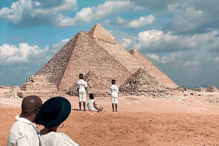 Inside the Great Pyramid: VIP Giza Plateau Half-Day Tour with Camel Ride