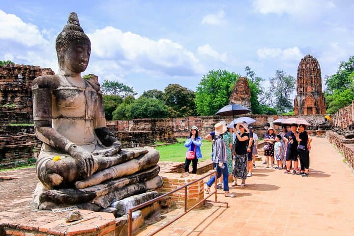Ayutthaya Day Trip: Ancient Temples and Grand Pearl Cruise from Bangkok photo 1