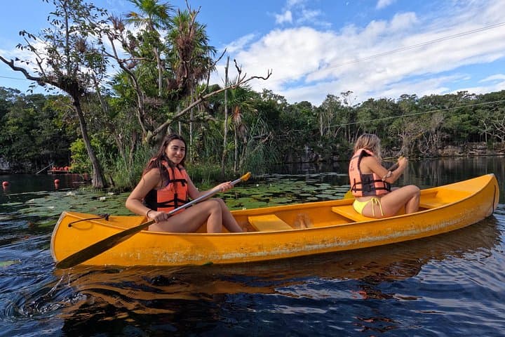 Explore Four Cenotes and a Mayan Community: Zip Lines, Snorkel & Jungle Views Near Playa del Carmen photo 4