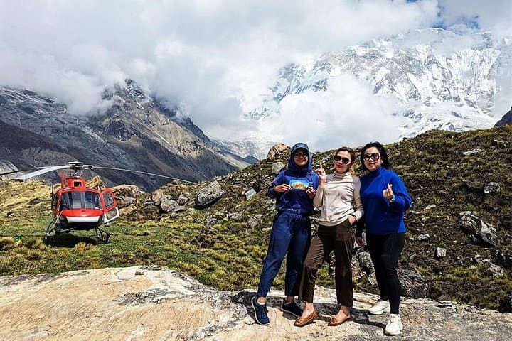 Helicopter Landing at Annapurna Base Camp: Pokhara Scenic Flight & 30-Minute Landing photo 2