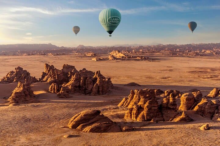Hegra Sunrise Hot Air Balloon Ride: Float Over AlUla’s Ancient Tombs