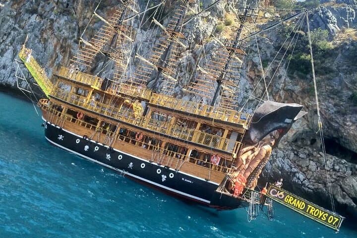 Pirate Boat & Foam Party: Alanya Swim-Cave Excursion with Lunch photo 6