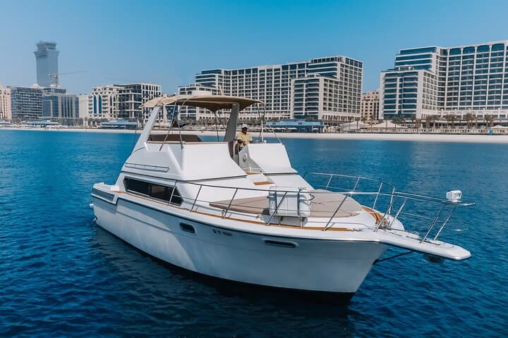 45ft Luxury Yacht Rental in Dubai: Marina, Palm & Bluewaters Sightseeing photo 2