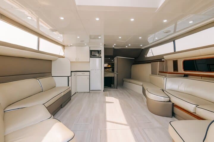 45ft Luxury Yacht Rental in Dubai: Marina, Palm & Bluewaters Sightseeing photo 6