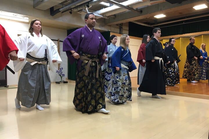 Samurai for a Day in Kyoto: Kenbu, Sword Etiquette & Costume Photo Experience photo 4