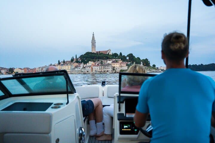 Sunset Dolphin Cruise in Rovinj: Intimate Speedboat Tour with Drinks photo 4