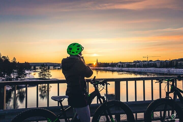 Winter E-Fatbike Tour in Rovaniemi — Riversides of Kemijoki & Ounasjoki photo 2
