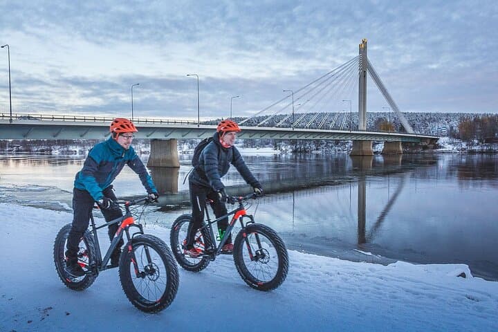 Winter E-Fatbike Tour in Rovaniemi — Riversides of Kemijoki & Ounasjoki photo 4