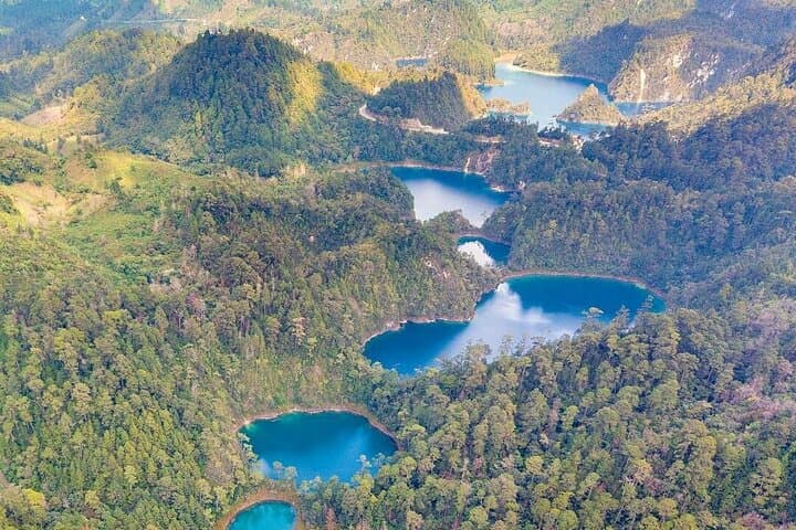 Full-Day Montebello Lakes & El Chiflón Waterfall Tour — Hike, Rafts & Views