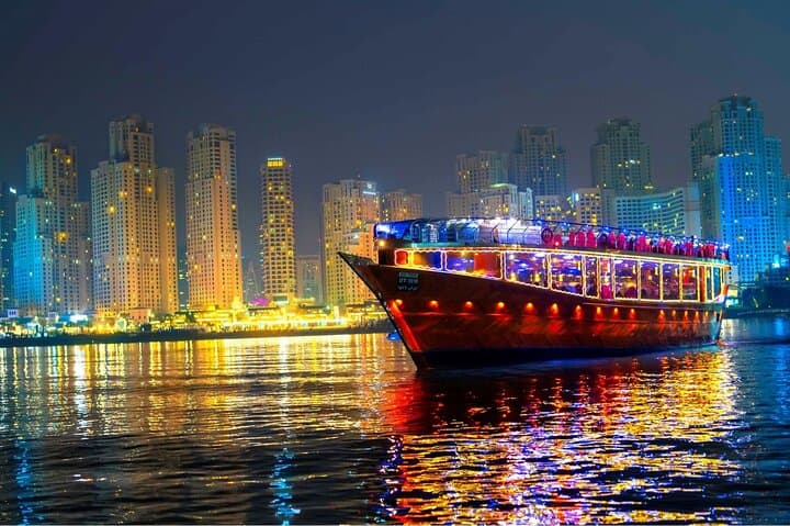 Evening Dhow Dinner & Dubai Frame Visit — 6‑Hour Tour of Old and New Dubai photo 2