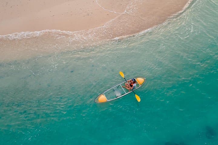 Crystal Kayak Kingstown: Private Kayak & Snorkel Tour to Fort Duvernette