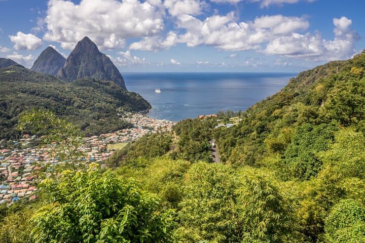 Private St. Lucia Island Day Tour — Volcano, Waterfalls & Coastal Bays