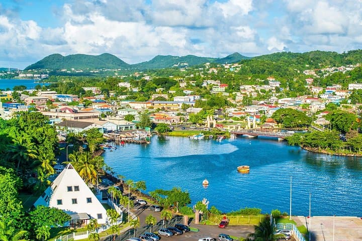 Private St. Lucia Panoramic Tour — Morne Fortune, Pigeon Island & Reduit Beach