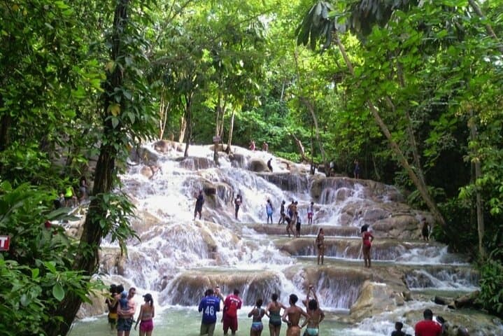 Dunns River Falls and Beach Horseback Ride from Montego Bay