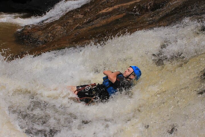 Datanla Canyoning: Da Lat's 25m Waterfall Abseil & Natural Slides photo 4