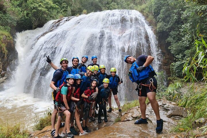 Datanla Canyoning: Da Lat's 25m Waterfall Abseil & Natural Slides photo 3